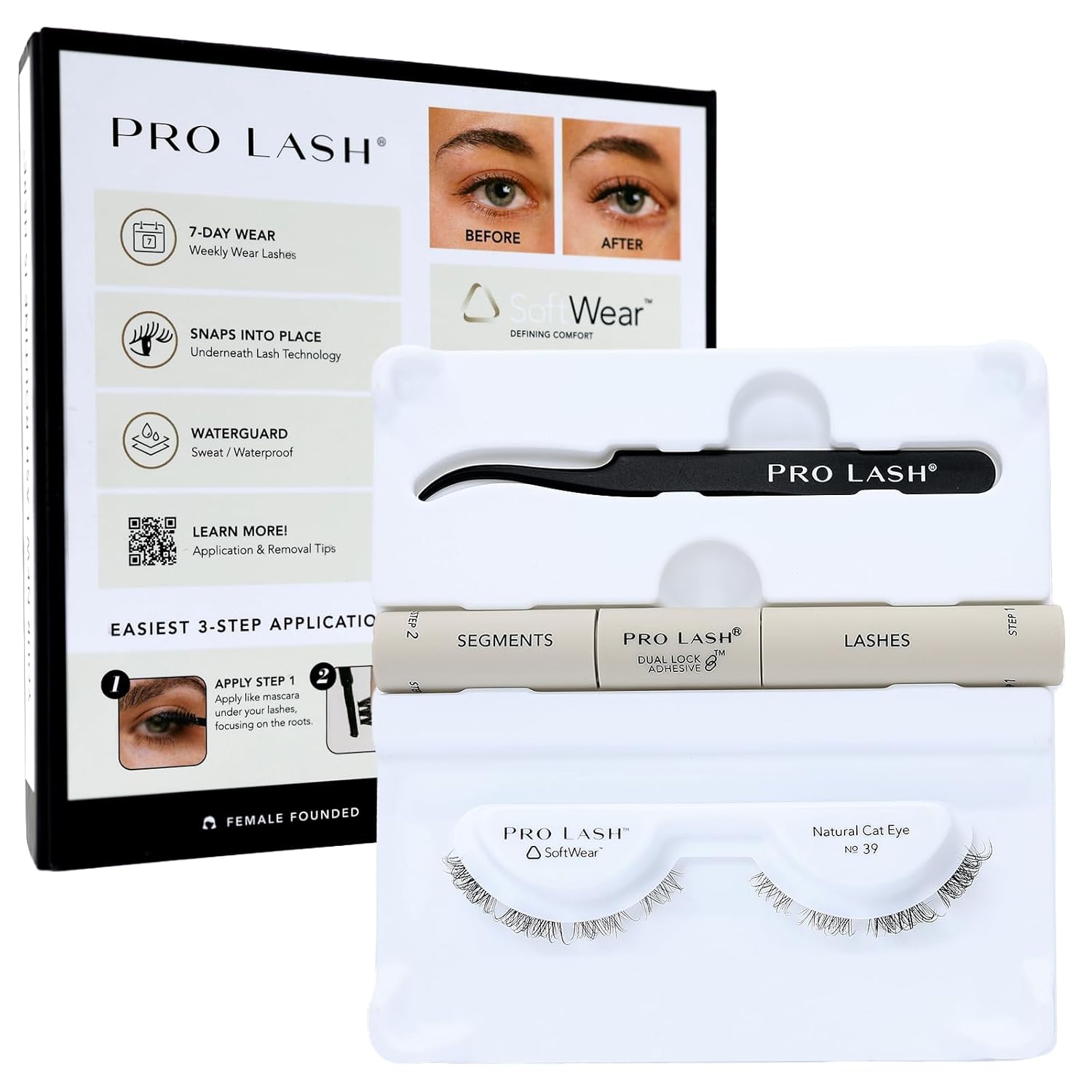 Pro Lash SoftWear Clean Girl Mini Lash Clusters Kit