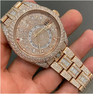 VVS Moissanite Diamond Watch
