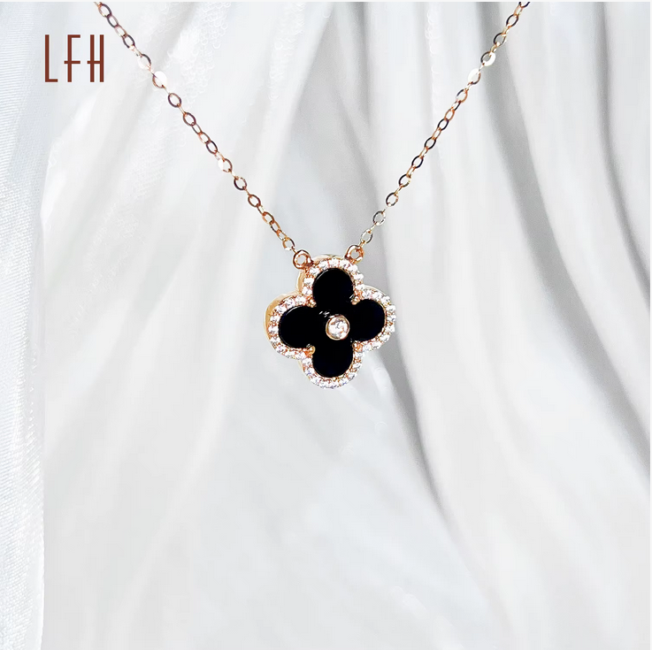 Clover Necklace Real Gold