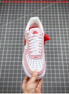 NIKE AIR Force 1 07 QS Valentines Day Pink Red Sports shoes