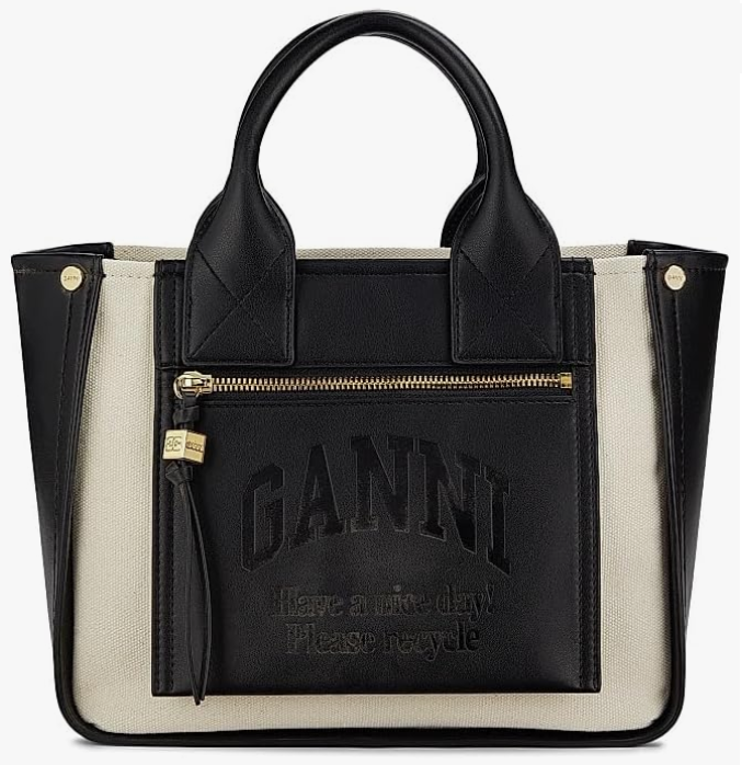 Small Canvas Pocket Tote Bag
