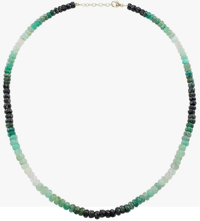 Arizona Emerald Beaded Necklace