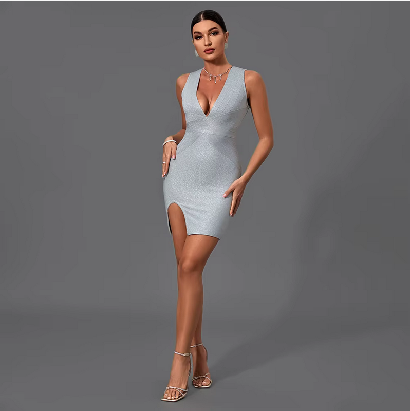 Hot Summer V Neck Elegant Dresses