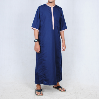 Funbun Men's Short Sleeve Robe