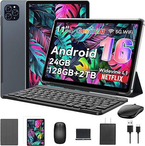 Tablet 2025 World's First Android 16 Tablet with Gemini AI