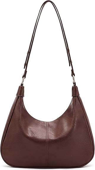 NIUEIMEE ZHOU Shoulder Bag for Women Ultra Soft Foldable V