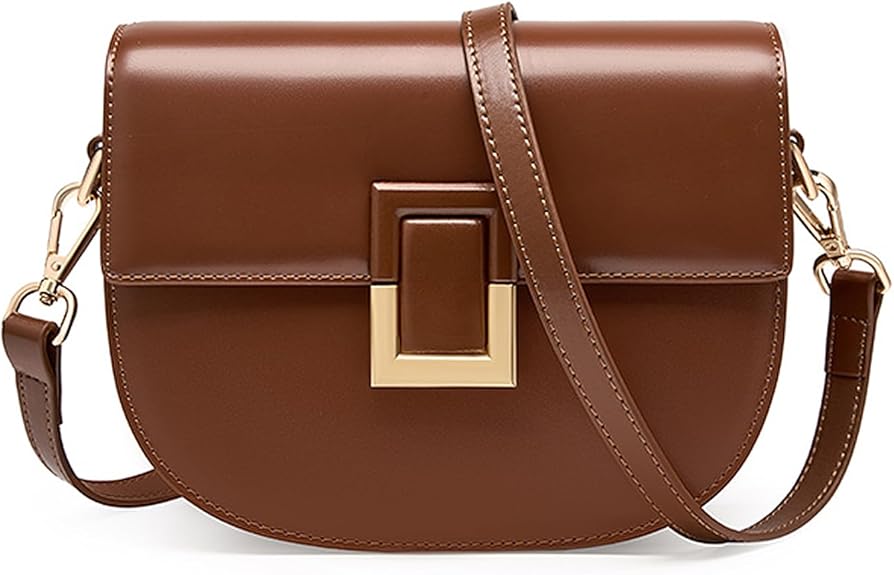 Crossbody Bags for Women, Genuine Leather Shoulder Bag Large Capacity Handbags