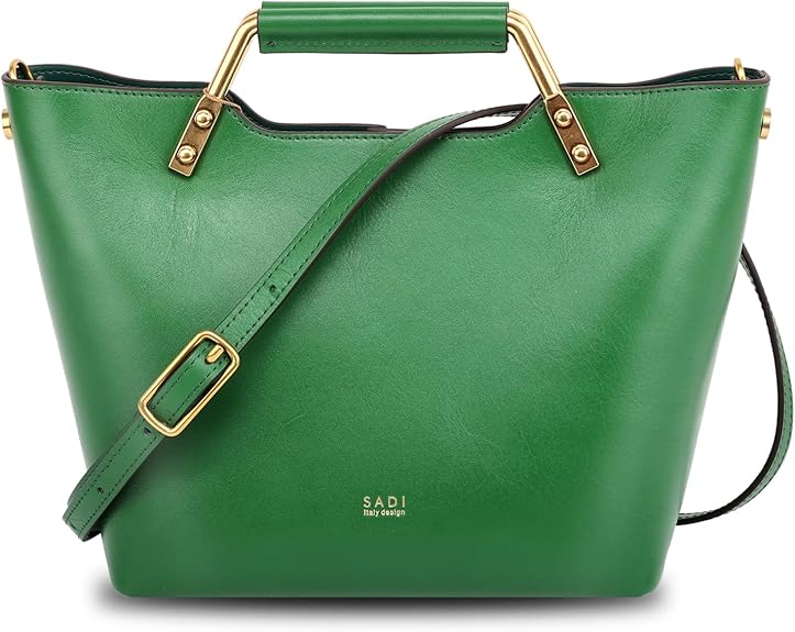 SADI Women's genuine leather crossbody bag -Multiway Shoulder Handbag