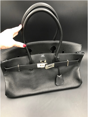 Hermes Birkin Handbag black
