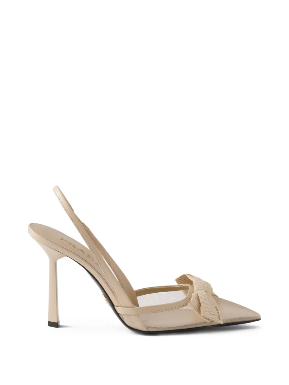 Leather heeled pumps