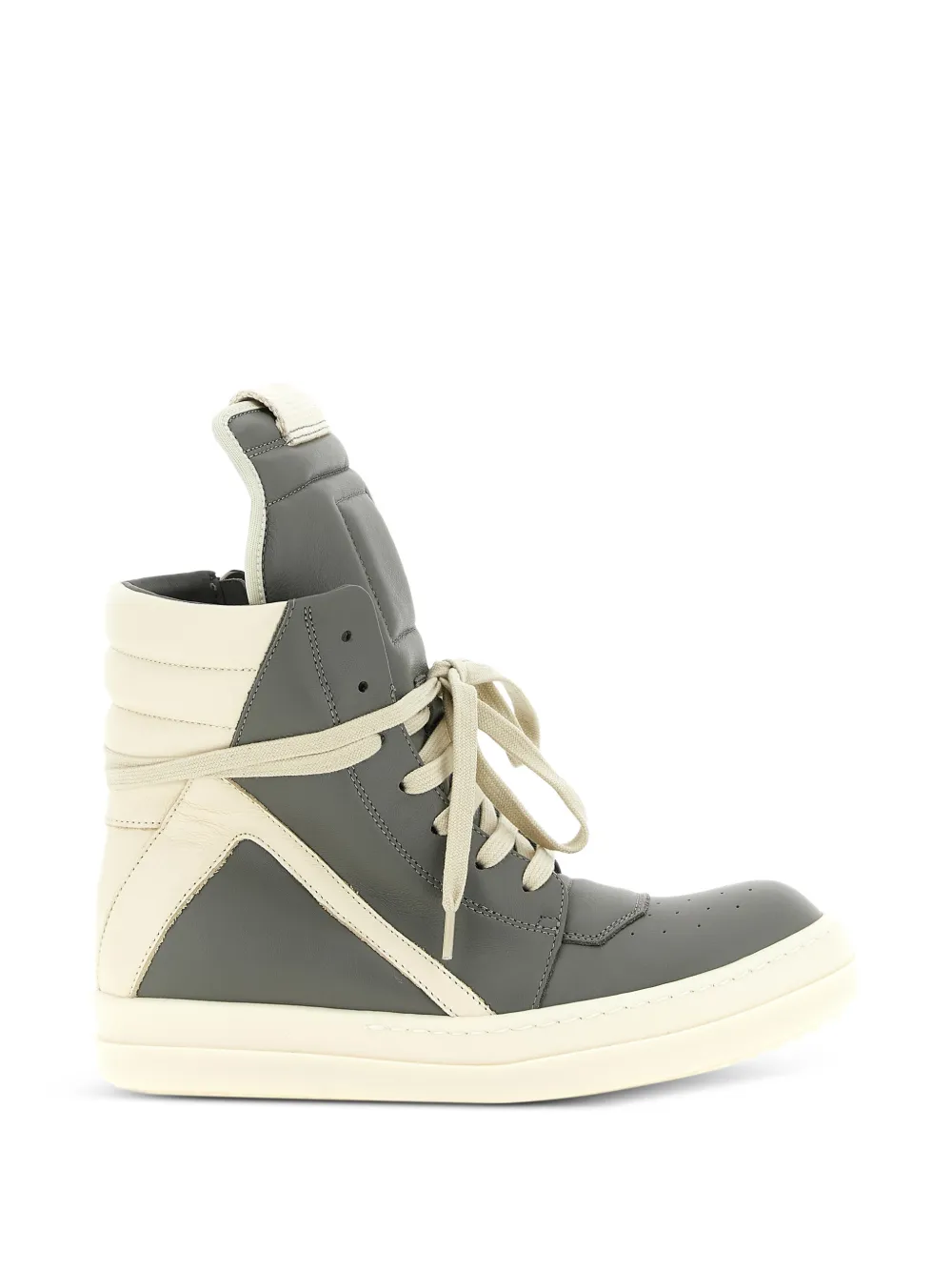 Rick Owens Geobasket lace-up leather sneakers