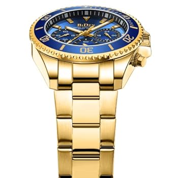Chronograph Stainless Steel Waterproof  Wrist Watches for Men