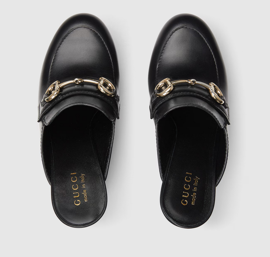 Women's platform mule with Horsebit