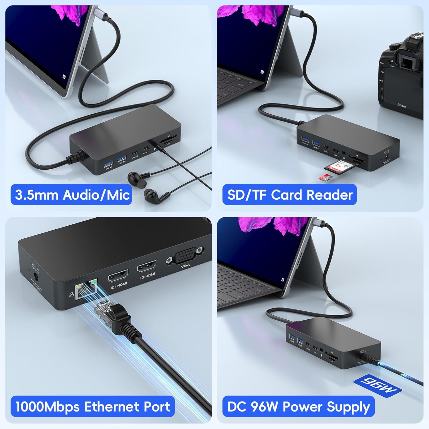 Microsoft Surface Thunderbolt 4 Dock Triple Display 4K
