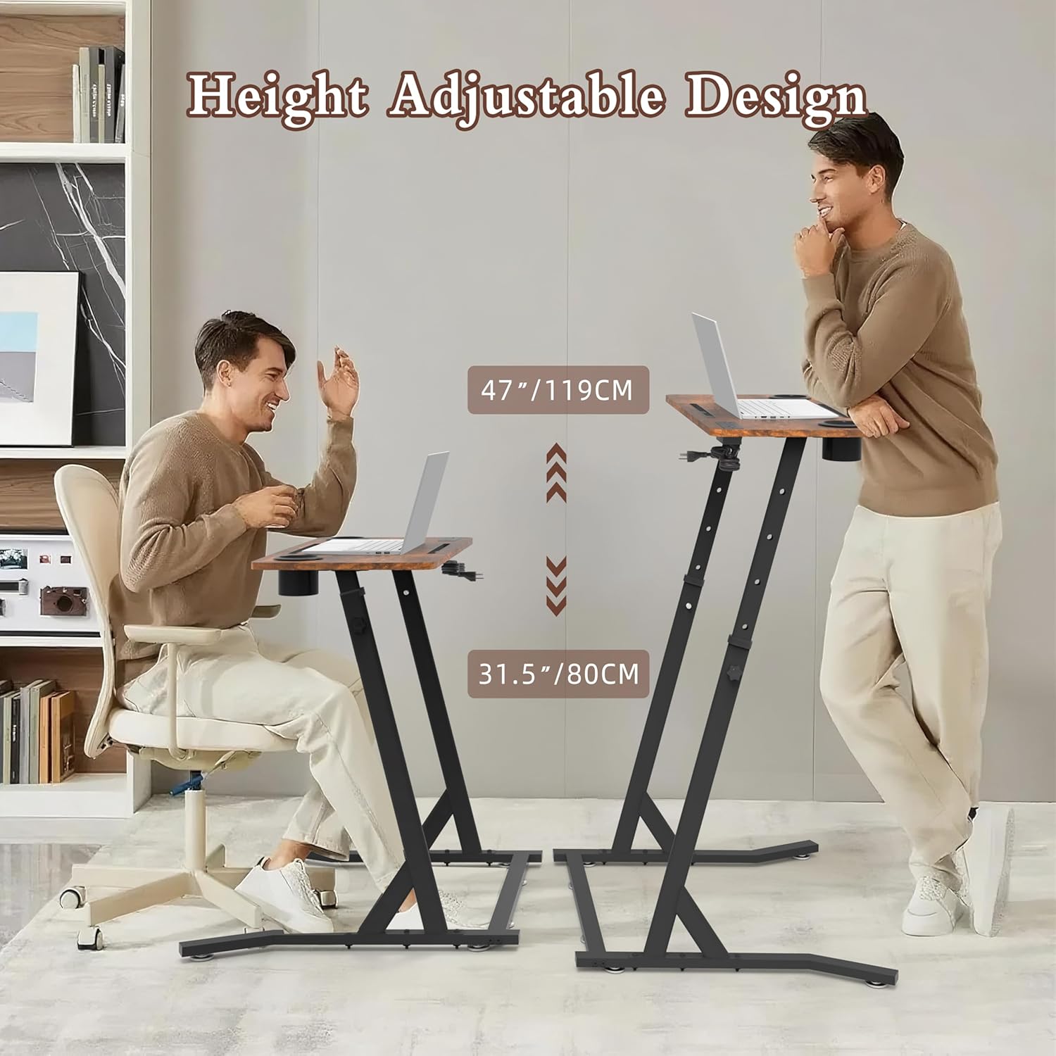 OrigoDeco Bike Desk,Adjustable Cycling Desk