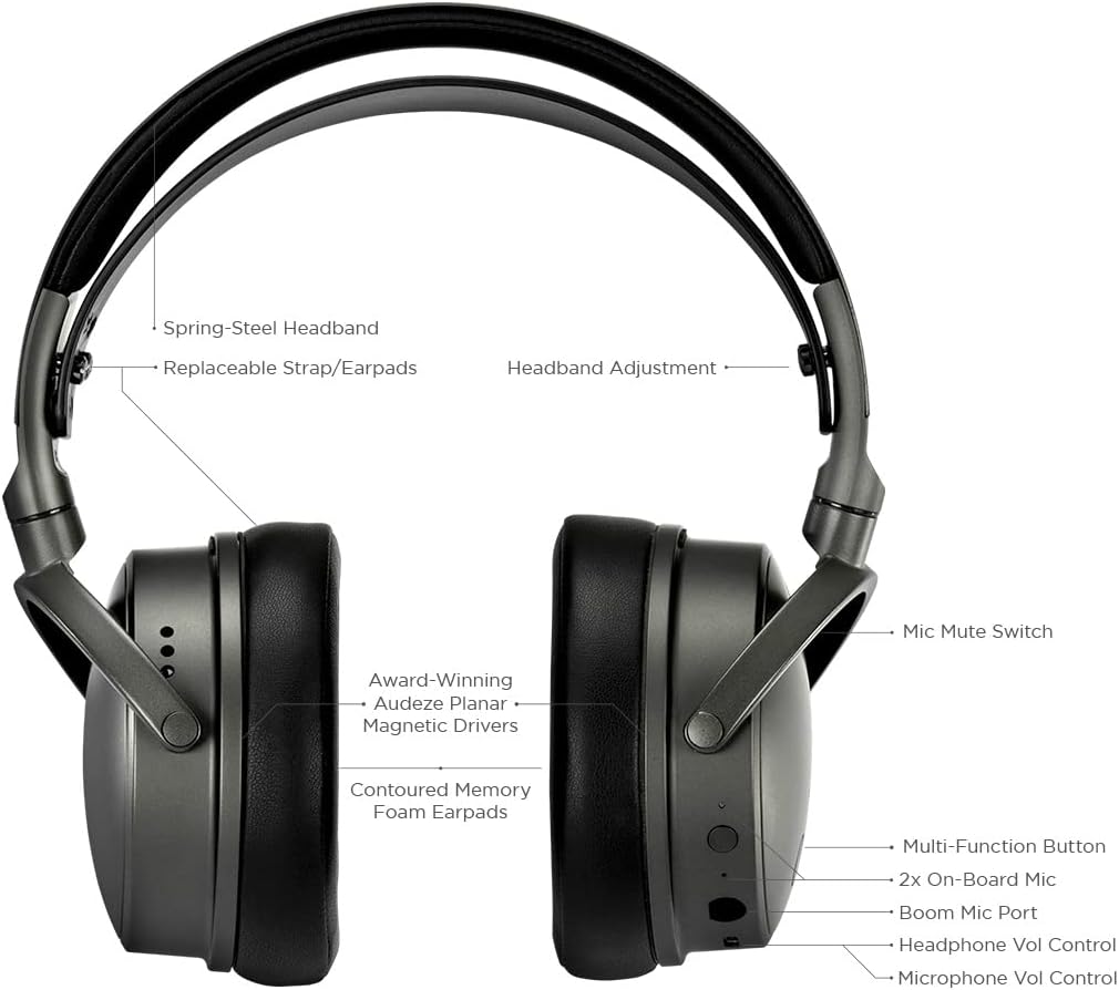Audeze Maxwell Wireless Gaming Headset for PlayStation, Mac, PC, and Switch
