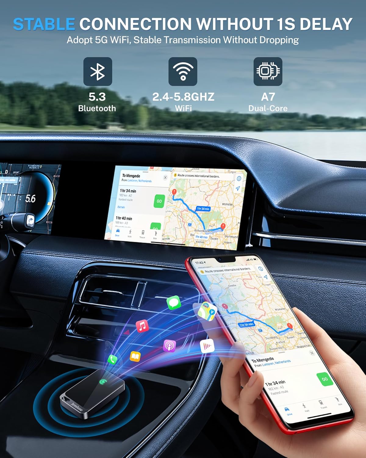 Wireless CarPlay Adapter for Apple iPhone