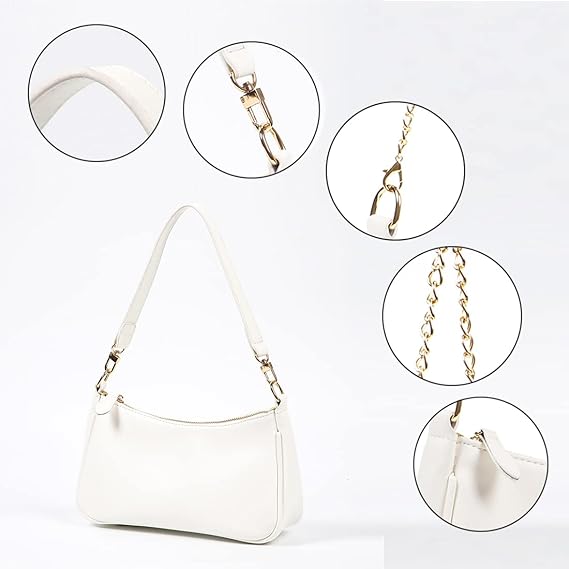 VODIU Clutch Tote Handbags with 2 Removable Straps and Zipper Closure Crossbody Bags Shoulder Purse Handbag for Women