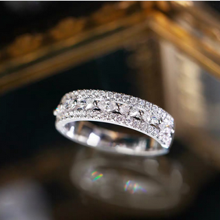 18K ring full diamond