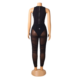 High Waist Hollow Pants