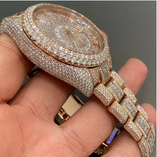 VVS Moissanite Diamond Watch
