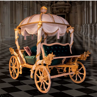 Golden Bed Car For Kids