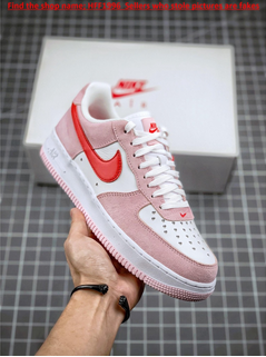 NIKE AIR Force 1 07 QS Valentines Day Pink Red Sports shoes