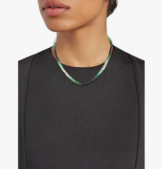 Arizona Emerald Beaded Necklace