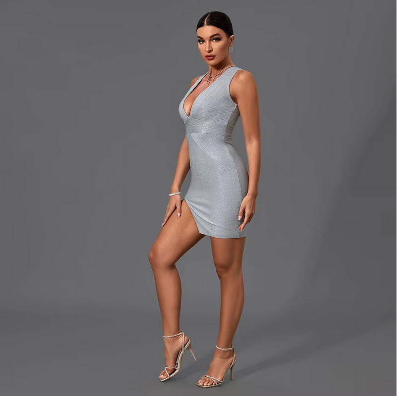 Hot Summer V Neck Elegant Dresses