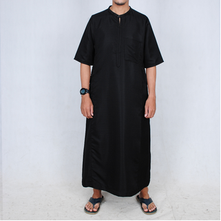 Funbun Men's Short Sleeve Robe