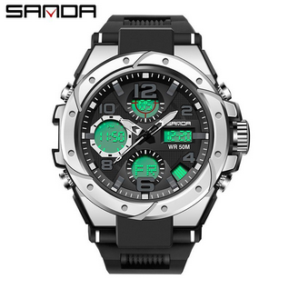 Men's Black Warrior Junior Teenagers Children Waterproof Watch