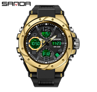Men's Black Warrior Junior Teenagers Children Waterproof Watch