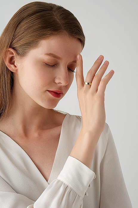 PDWZNBA Love Friendship Ring 18K Gold Silver