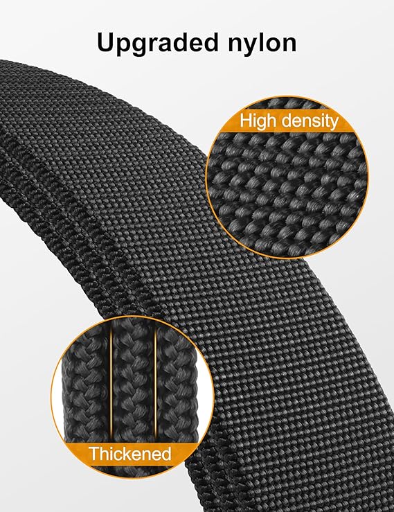 JUKMO Stretch Tactical Belt for Men, Military Work Rigger Hiking 1.5" Elastic