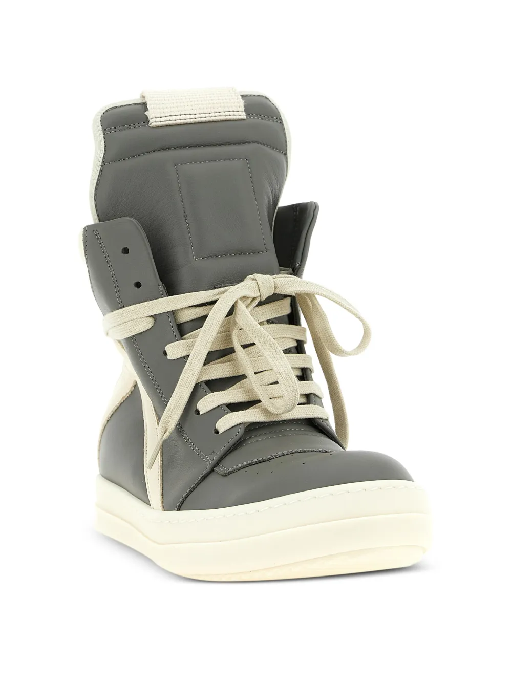 Rick Owens Geobasket lace-up leather sneakers